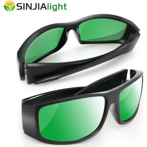 2pcs/lot Professional LED Grow Room Glasses UV Polarizing Goggles for Grow Tent Greenhouse Plant Light Eye Protect Eyewear