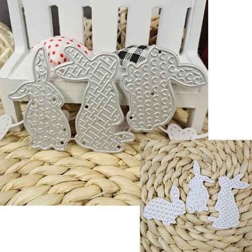 It is suitable for metal cutting die and scrapbook photo album DIY greeting card making 3D all kinds of rabbit mould 2020 new