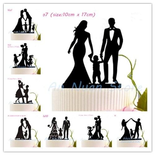 Family Style Cake Topper Wedding Party Birthday Party Anniversary Bridal Shower Decorations Kids Gift cake decor Rustic Wedding