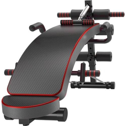 Sit-up Bench Multifunction with Headrest Pulling Rope Exerciser Lose Weight Abdominal Muscle Ab Abdominal Indoor Equipment