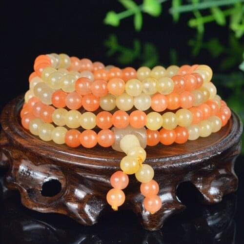 Special Price New Natural Gold Silk Jade Hand Woven Beaded Hand String Ice Through Solid Gold Silk Jade Multi Circle Bracelet