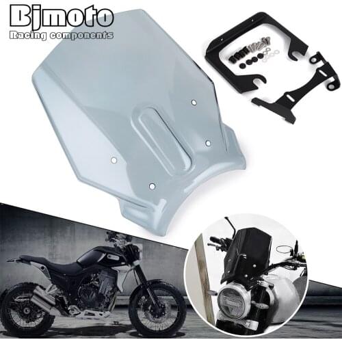 Motorcycle Windshield Windscreen Wind Deflector For Colove 500F ZF500F ZF 500 F 2018 2019 2020 2021 2022 Accessories Bracket