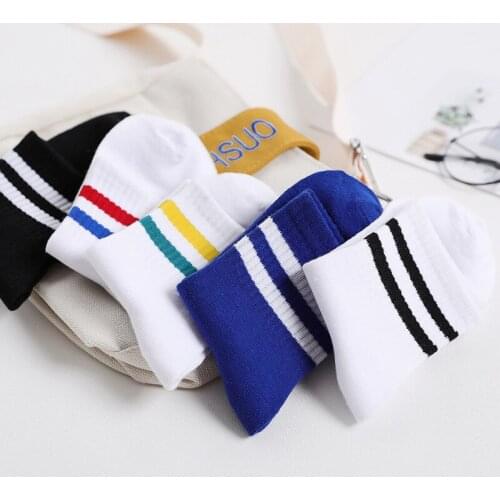 Harajuku Funny Socks Women Different Colors Female Cute Sock Women Designed School Students Korean Style