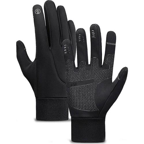 Winter Gloves Touchscreen Gloves Windproof Anti Slip Warm Gloves for Cycling Running Hiking Golfing Fishing for Women TT
