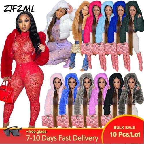 Женские куртки с мехом ZJFZML ZZ China At AliExpress