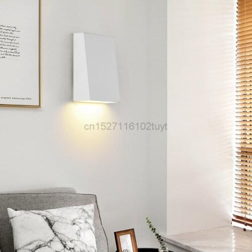 10pcs Wall Lamp Led Outdoor Waterproof Square round for Villa Hotel Indoor Bedside Living Room Bedroom Corridor Aisle lighting