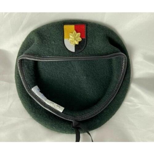US Army 3th Special Forces Group Blackish Green Beret Army Major Insignia Military Hat Military Store