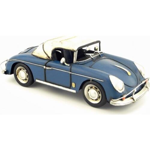 Antique classical car model retro vintage wrought metal crafts for home/pub/cafe decoration or birthday gift