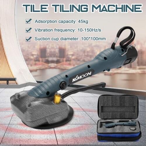 10-150Hz Automatic Tile Tiling Machine Wall Floor Tiles Laying Vibrating Tool Brick Sticking Machine with 100*100mm Suction Cup