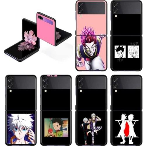 Hunter x hunter For Samsung Galaxy Z Flip 3 5G Case Hard Back Cover Case For Samsung Z Flip3 ZFlip Phone Case