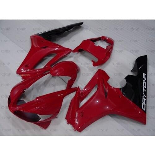 Daytona 2009 - 2012 Motorcycle Fairing Daytona 11 12 Body Kits for Triumph 675 2011 Red Black Bodywork