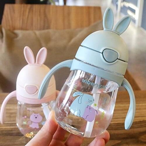 Infant Baby Straw Bottle Defence Fall Feeding Baby Sippy Bottle Anti-flatulence Articles Material Water Cup
