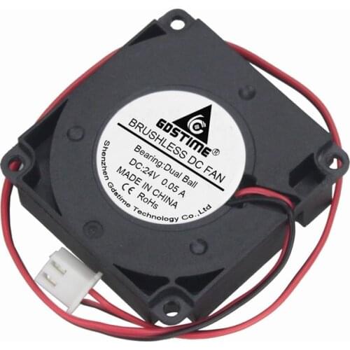 100 Pieces Gdstime Dual Ball DC 24V 40mm*40mm*10mm Blower Cooling Fan 4cm 40mm x 10mm Exhaust Turbo Cooler Mini Radiators 4010