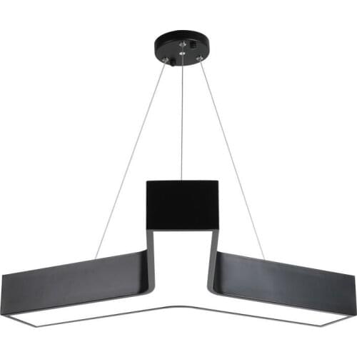 WECUS) creative triangular chandelier, LED office lights, den / aisle pendant lamp, diameter 45cm 16W