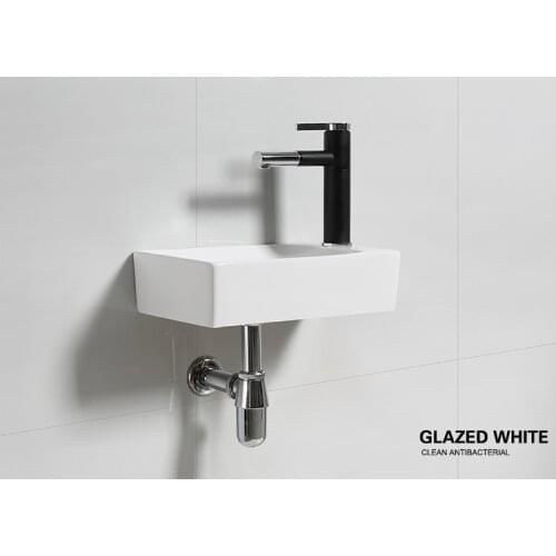 Square ceramic above counter wash hand bathroom basins Without accessories