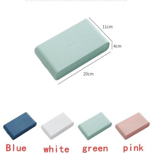 Mask Storage Case Portable Mask Case, Masks Organizer for Recyclable, Dust Mask Storage Box for Pollution Prevention 3 Pack