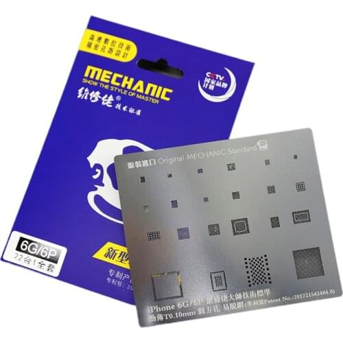 MECHANIC Multi-purpose BGA Stencil IC Repair Planting Tin Plant Tin Steel Net for iPhone 5 5C 5S 6 6P 6S 6SP 7 7P 8 8P X