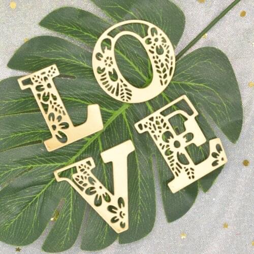 New L-O-V-E Letter Alphabet Metal Cutting Dies Words Die Cuts for Scrapbooking Album Paper DIY Cards Making Craft