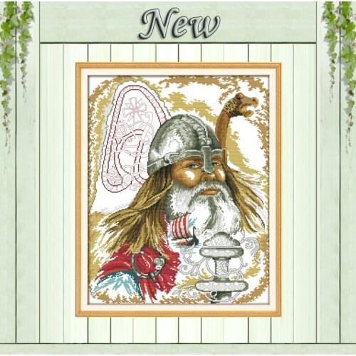 An ancient hero mascot home Decor paintings counted printed on canvas DMC 11CT 14CT kits Cross Stitch embroidery needlework Sets