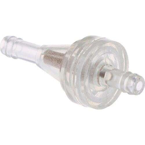 NEW 1/4" Inline Clear Gas Filte 6mm Universal Motorcycle Gas Petrol Fuel Oil Filter