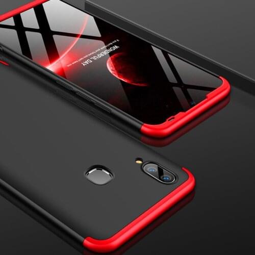 Vivo Y93 Y95 Case 360 Degree Protected Full Body Phone Case for Vivo Y95 Y91 Y93 Case Shockproof Cover + Glass Film for VivoY93