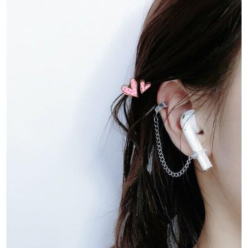Airpods Earrings Apple Bluetooth Wireless Headset Protection Ear Hook Ear Chain Mens And Womens Ear Bone Clip No Ear Hole Girl