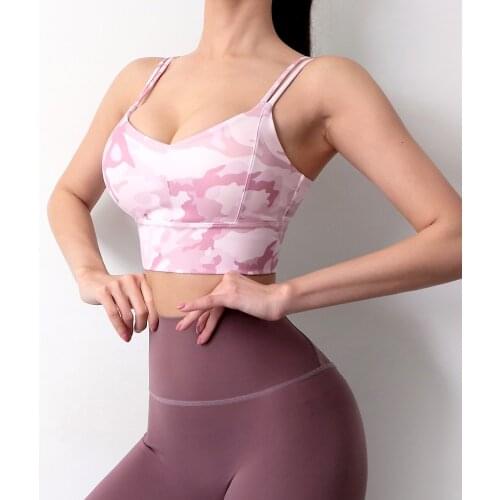 Peatacle Sports Underwear Women Shockproof Gather Running Vest Fitness Bra Beautiful Back Yoga Clothes