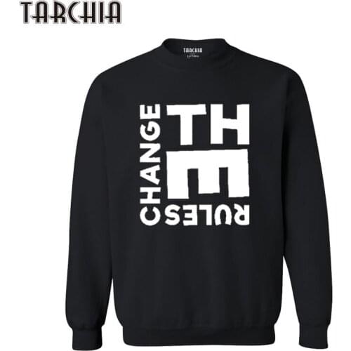 TARCHIA 2021 Change The Rules Autumn European Style Hoodies Hoody Pullover Freedom Sweatshirts Clothes Sportswear Sweatshirt Men