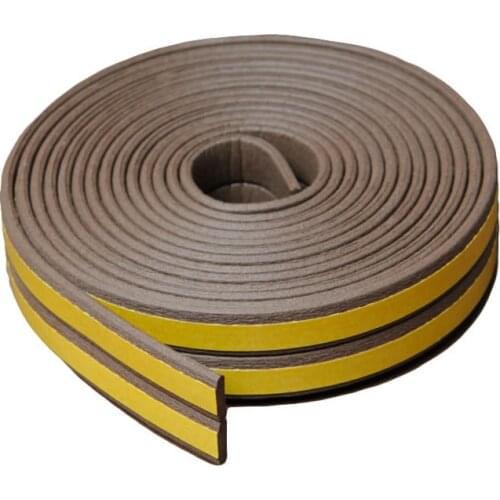 10M Window Door Excluding Draft Foam Seal Strip Self Adhesive Rubber Roll I Tape Draught Excluder