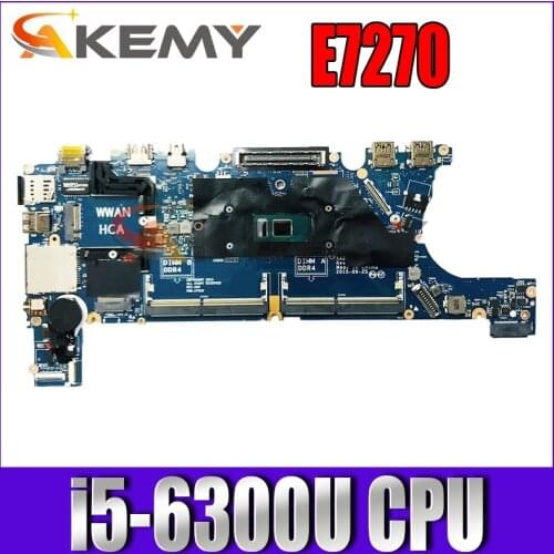 0H7Y7K H7Y7K CN-0H7Y7K LA-C451P FOR Dell Latitude E7270 laptop motherboard i5-6300u 100% tested