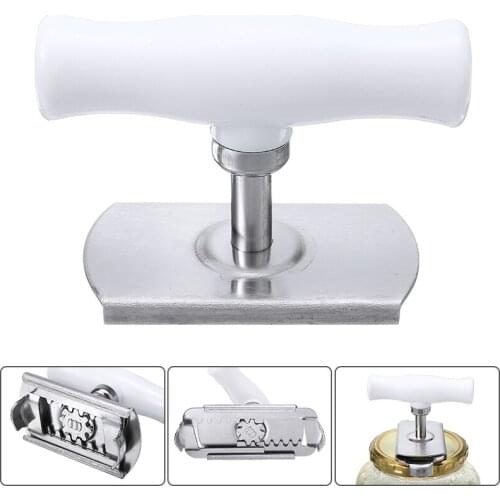 1pc Adjustable Jar Opener Stainless Steel Bottle Jar Can Opener Non-slip Jar Home Kitchen Tools 8.6*7*4.2cm