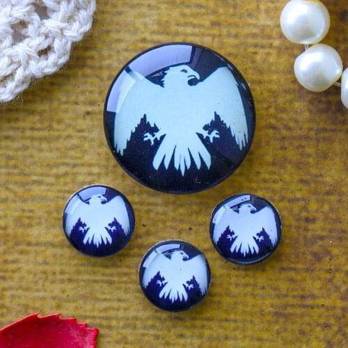 12mm 25mm 14mm 16mm 18mm 20mm Photo Glass Cabochons Round Cameo Set Handmade Settings Game 10