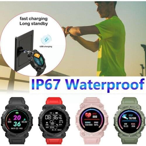 2021 FD68S Smart Watch Waterproof Heart Rate Monitor Smart Screen Sports Sleep Color Watch Android For Ios Watch Smart 1.44 M7H9