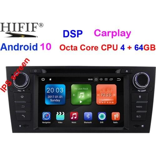 IPS Car Multimedia Player GPS Android 9.0 For BMW/3 Series E90/E91/E92/E93 Radio Capacitive Touch Screen Rear view camera FM