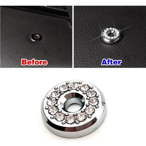 For Mercedes Benz CLA Class CLA180 CLA200 CLA220 2020 2021 Interior Part Door Bolt Lock Pin Switch Crystal Trim Diamond Cover