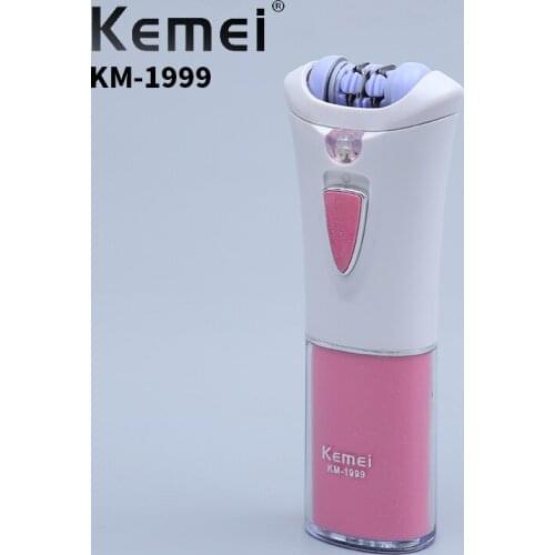 Kemei Ms Electric Epilator Electric Shaver Personal Cleansing Care Tool KM-1999 (product Does Not Contain Battery)