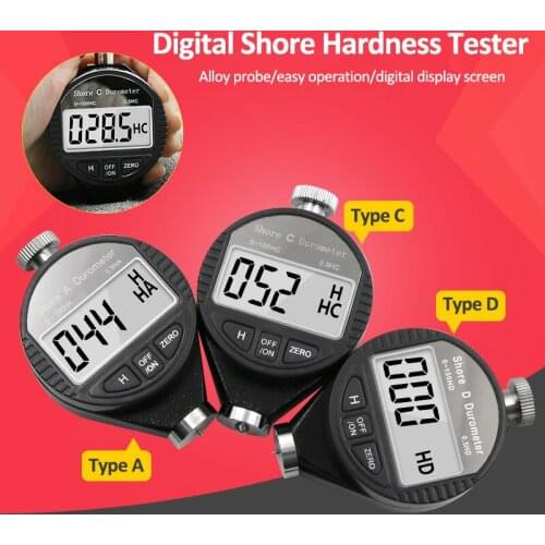 HA HD HC Digital Shore Durometer Sclerometer Rubber Hardness Tester Meter paragraph high quality