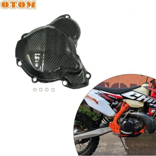 OTOM Motocross Clutch Cover And Ignition Cover Motorcycle Stator Magneto Engine Crankcase Guard Protector For KTM 300 EXC XCW XC