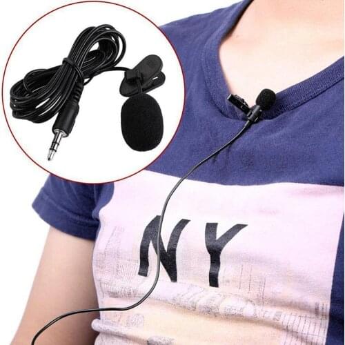 2M Mic 3.5mm Jack Mini Lavalier Microphone Multifunction Microphone Guide Amplifier Conference Teaching Tour Speech C3U2