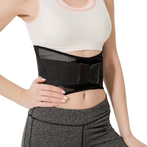 Mounchain Men Women Summer Waist Support Strap Breathable Waist Protecting Belt for Running Exercises