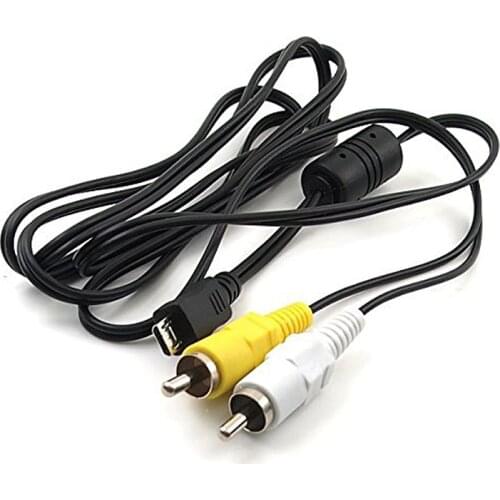 New Micro USB Male to 2 RCA AV Adapter Cable Audio Video Cable for Mobile phone