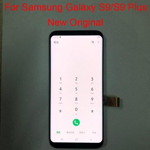 Original S9 Plus Display For Samsung Galaxy S9 Plus LCD With Frame SM-G960F G960A G965F/DS G965U LCD Touch Screen Digitizer
