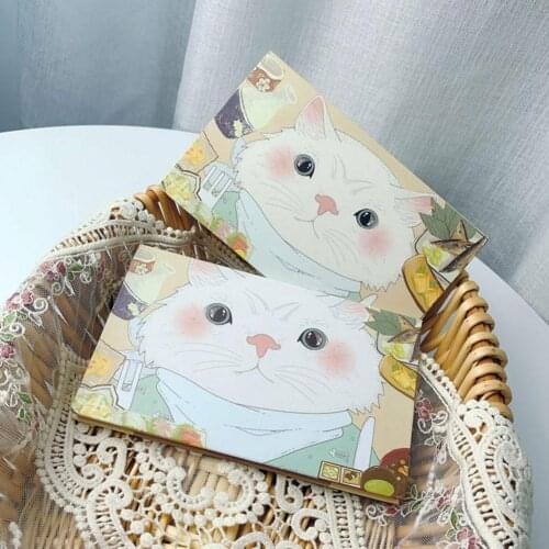 Cat Eyeshadow Palette Beauty Glazed Exquisite Powder Shadow Cute Glitter Diamond Cover Cat Makeup Eye Cosmetics I2J1