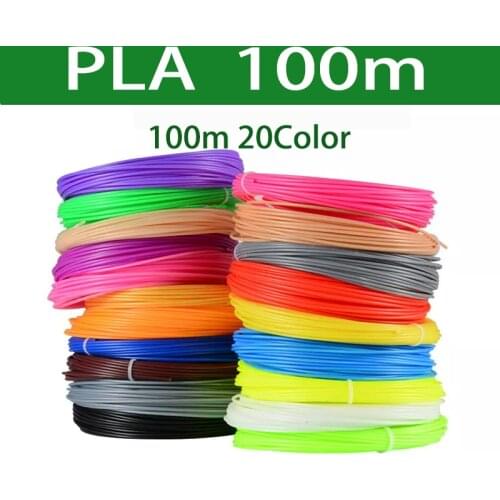 PCL Filament For 3D Pen Filament Diameter 1.75mm 100M Plastic Filament for 3D Printer pen Child-Safe Refill