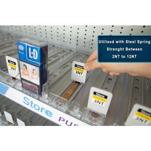 Plastic all-in-one Store supermarket shelf V1 pusher divider Automatic propulsion locker drawer Cigarette drink