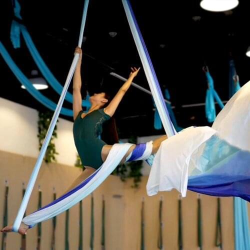 Professional Aerial Yoga Hammock Fitness High Quality 10Meters 100% Nylon Yoga Fabric By Dance Yoga exercise