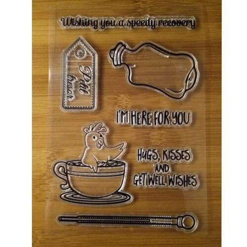 Wishing You A Speedy Recovery Silicone Clear Stamps for Scrapbooking DIY Photo Album Cards Decoration Craft Transparent Stamp