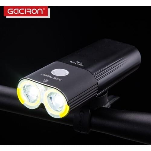 GACIRON Cycling Bicycle Front Light 800 Lumen USB Rechargeable Led Waterproof High Light Portable Night Riding Bike Light