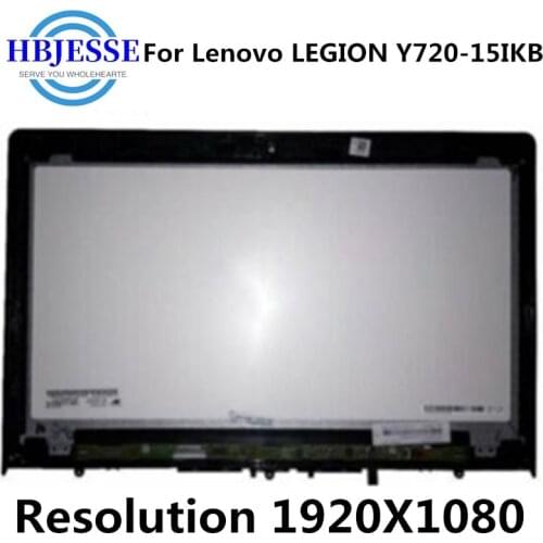 For Lenovo Legion Y720-15IKB Y720-15 Laptop 80VR LCD with glass ASSEMBLY NON Touch 5D10N47616 FHD 1920*1080 30pins IPS Matrix