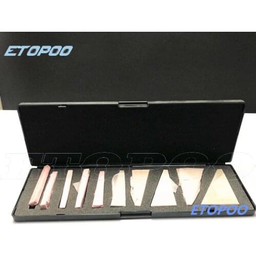 12pcs Precision Angle Blocks Set 1/4 To 30 Degree Gauge Milling Machinist Lathe Tools Durable 10pcs 1-30degree Angle Gauge Block